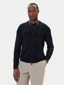 Swetry męskie - Bugatti Sweter 7600-85570D Granatowy Regular Fit - miniaturka - grafika 1