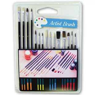 Hasta Pędzle Szkol Artist Brush B/c Op15szt - Przybory szkolne - miniaturka - grafika 1