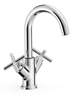 Bateria umywalkowa TRES Montblanc Chrom 28310301 - Baterie umywalkowe - miniaturka - grafika 1
