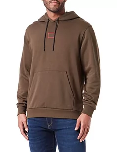 HUGO Męska bluza, ciemnozielona 303, XXL - Bluzy męskie - miniaturka - grafika 1
