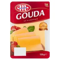 Szybkie dania obiadowe - Mlekovita Ser Gouda Plastry 150G - miniaturka - grafika 1