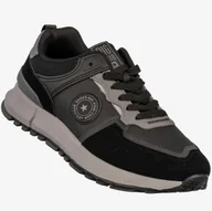Półbuty męskie - Sneakersy Męskie BIG STAR Buty Sportowe Półbuty Czarne SS174062 Czarny 40 - miniaturka - grafika 1