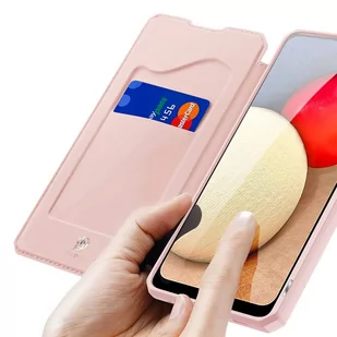 Dux Ducis Skin X kabura etui pokrowiec z klapką Samsung Galaxy A02s EU różowy - Etui i futerały do telefonów - miniaturka - grafika 3