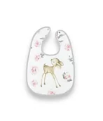 Śliniaki i fartuszki - Śliniaczek na napkę "S" 23x17,5 cm SŁODKA SARENKA RÓŻ - miniaturka - grafika 1