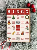 Kartki okolicznościowe i zaproszenia - BINGO ŚWIĄTECZNE / kartka bożonarodzeniowa - miniaturka - grafika 1