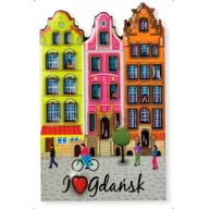 Magnesy - PAN DRAGON Magnes I love Poland Gdańsk ILP-MAG-C-GD-18 - miniaturka - grafika 1