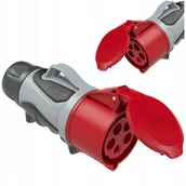 Gniazdka elektryczne - PCE Gniazdo przenośne 16A 5P 400V 6h IP44/54 GRIP 2153-6tt 2153-6tt - miniaturka - grafika 1