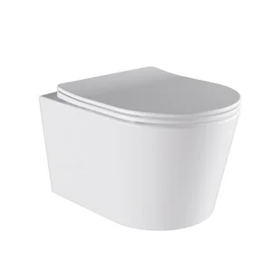 Biała miska wc wisząca Rimless Elite Tornado Hydrosan - Miski WC - miniaturka - grafika 1