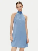 Sukienki - YAS Sukienka koktajlowa Dottea 26032326 Niebieski Regular Fit - miniaturka - grafika 1