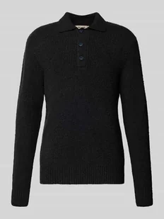 Koszulka polo o kroju relaxed fit z dzianiny z mieszanki bawełny model ‘DALE LIFE’ - Koszulki męskie - miniaturka - grafika 1