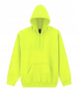 Bluza Dresowa Kangur Kaptur DRYBLEND Gildan 12500 SAFETY GREEN ISEA 107 XL - Bluzy damskie - miniaturka - grafika 1