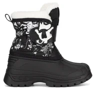 Buty dla dziewczynek - Śniegowce Moomin AW24-135MMN Czarny - miniaturka - grafika 1