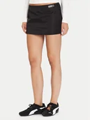 Spódnice - Puma Spódnica mini PUMA X ROSÉ 633798 01 Czarny Slim Fit - miniaturka - grafika 1