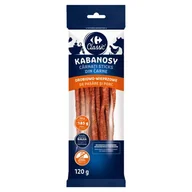 Kiełbasa i wędliny - Carrefour Classic Kabanosy drobiowo-wieprzowe 120 g - miniaturka - grafika 1