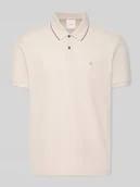 Koszulki męskie - Koszulka polo z logo w formie haftu z czystej bawełny - miniaturka - grafika 1