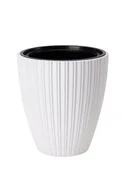 Donice - Doniczka Okrągła Mika 40Cm Donica + Wkład Dystansowy - miniaturka - grafika 1