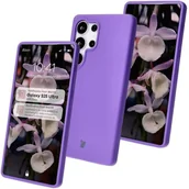 Etui i futerały do telefonów - Bizon Silikonowe etui Soft Case do Galaxy S25 Ultra, fioletowe - miniaturka - grafika 1