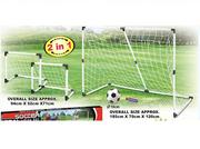 Piłka nożna - Bramka piłkarska do piłki nożnej dla dzieci 2w1 185x120x70cm - miniaturka - grafika 1