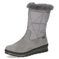 Kozaki damskie - Caprice Damskie ciepłe buty 9-26404-43, modne kozaki, Grey Comb, 38,5 EU, Grey Comb, 38.5 EU - miniaturka - grafika 1
