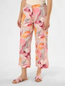 Spodnie damskie - Betty Barclay Lniane spodnie Kobiety len szary|pomarańczowy|różowy|wielokolorowy wzorzysty, 36 - miniaturka - grafika 1