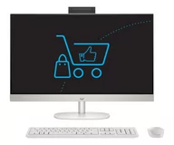 Zestawy komputerowe - HP 24 AiO Ryzen 5-7520U/16GB/512 White 9L728EA - miniaturka - grafika 1