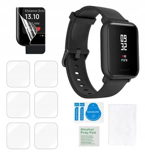 Folia ochronna do AMAZFIT Bip na ekran hydrożelowa mocna trwała TPU 6 sztuk - Akcesoria do smartwatchy - miniaturka - grafika 1