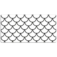 Podkładki na biurko - Duża podkładka na biurko Wzór rybiej łuski 120x60cm, Dywanomat - miniaturka - grafika 1