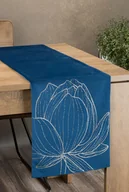 Obrusy i serwetki - Bieżnik Blink (12) 35x180 Granatowy Eurofirany - miniaturka - grafika 1