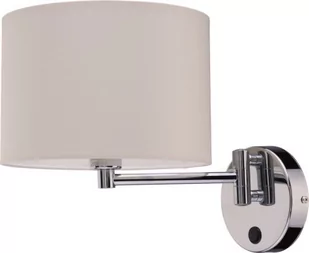 Nowodvorski Hotel 8980 Kinkiet lampa ścienna 1x60W E14 ecru - Lampy ścienne - miniaturka - grafika 1