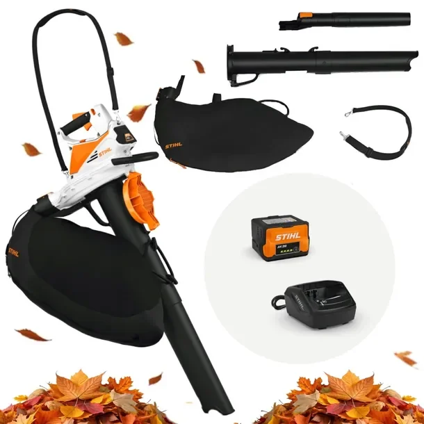 3w1 Dmuchawa Do Liści Akumulatorowa Odkurzacz Rozdrabniacz Stihl Sha 56 Set