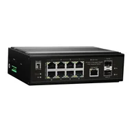 Pozostałe akcesoria sieciowe - LevelOne IGP-1061 łącza sieciowe Zarządzany L2 Gigabit Ethernet (10/100/1000) Obsługa PoE Czarny - miniaturka - grafika 1