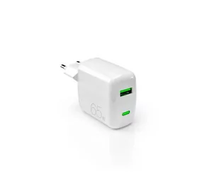 Puro MiniPro GaN USB-C USB 65W PD (biały) - Ładowarki do telefonów - miniaturka - grafika 1