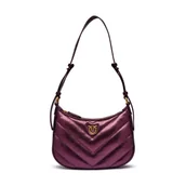 Torebki damskie - Pinko Skórzane hobo HALF MOON MINI - miniaturka - grafika 1