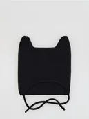 Czapki damskie - Reserved - Wełniana czapka - czarny - miniaturka - grafika 1