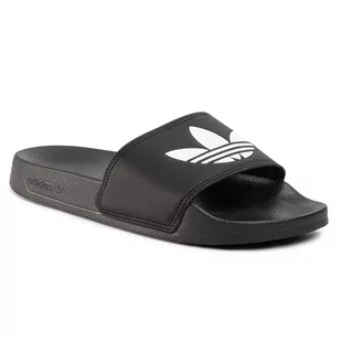 Adidas Klapki adilette Lite FU8298 Cblack/Ftwwht/Cblack - Klapki i japonki damskie - miniaturka - grafika 1