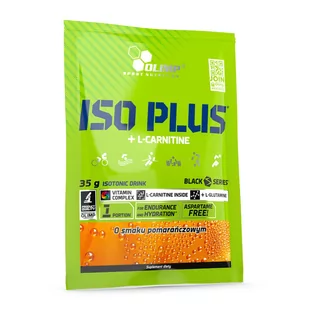 OLIMP Iso Plus + L-Carnitine 35g saszetka - Produkty energetyczne i izotoniki - miniaturka - grafika 1
