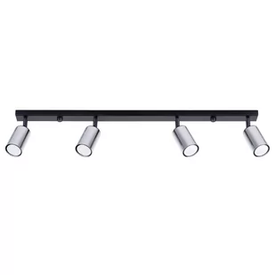 Plafon WINX 4L czarny/chrom SOLLUX LIGHTING - Lampy sufitowe - miniaturka - grafika 1