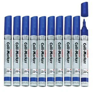 Marker permanentny niebie Colli-Marker 10x HERLITZ - Zakreślacze - miniaturka - grafika 1