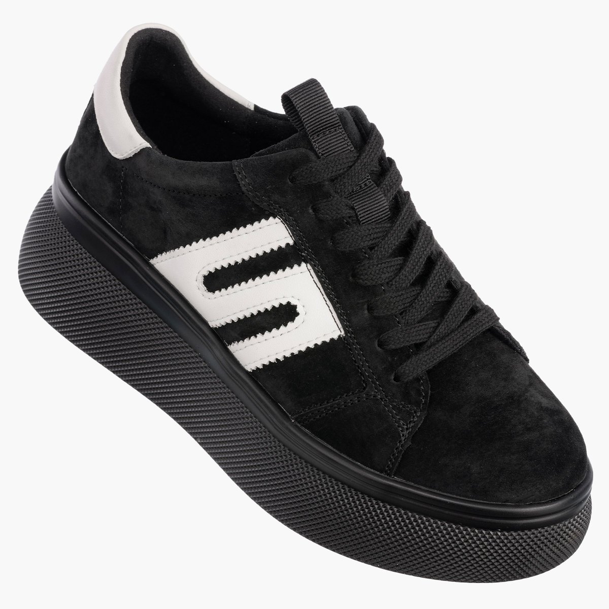 Sneakersy Damskie FILIPPO Skórzane Buty Sportowe Półbuty Czarne DP7175 Czarny 40