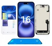 Części serwisowe do telefonów - Wyświetlacz do iPhone 16 Ekran LCD Incell JK A3287 Wymienny Chip +Uszczelka 5904858345458 - miniaturka - grafika 1