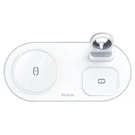 Ładowarki do telefonów - Ładowarka bezprzewodowa Mcdodo CH-7062 3w1 15W (telefon/TWS/Apple watch) biała - miniaturka - grafika 1