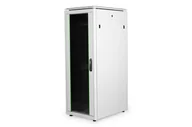 Tuning komputera - akcesoria - Digitus Szafa sieciowa stojąca Unique 19" 32U rack 600x800, drzwi przód szyba, szary, 800kg - miniaturka - grafika 1