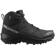 Buty trekkingowe męskie - Buty męskie Salomon Crosstrak Waterproof Rozmiar butów (UE): 46 2/3 / Kolor: czarny - miniaturka - grafika 1