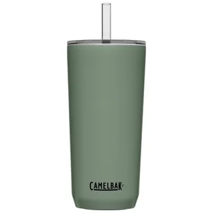 Kubek termiczny ze słomką Camelbak Straw Tumbler Vacuum Insulated 600ml moss zielony - Kubki termiczne - miniaturka - grafika 1