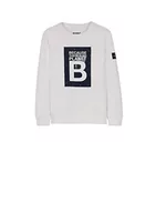 Bluzy dla dziewczynek - ECOALF, bluza dziecięca Becaralf, bawełniana tkanina z recyklingu bluza z długim rękawem bluza z kapturem, Biały, 6 lat - miniaturka - grafika 1