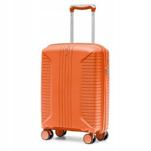 PUCCINI Walizka Kabinowa Podróżna Na Kółkach PP Twarda Pomarańcz PP027C-9 - Walizki PUCCINI Walizka Kabinowa Podróżna Na Kółkach PP Twarda Pomarańcz PP027C-9 - Walizki - miniaturka - grafika 1