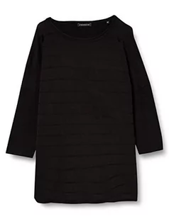 One More Story damski sweter strukturalny, czarny, 42 PL - Swetry damskie - miniaturka - grafika 1