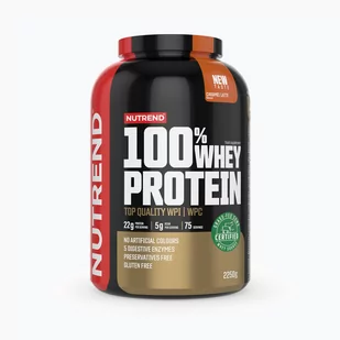 Nutrend Whey 100% Protein 2250G Karmelowe Latte - Odżywki białkowe - miniaturka - grafika 1