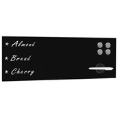 Tablice i flipcharty - vidaXL Ścienna tablica magnetyczna, szklana, czarna, 60 x 20 cm vidaXL - miniaturka - grafika 1