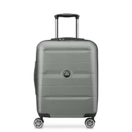 Walizki - Delsey Comete + Slim mała szara walizka kabinowa na kółkach 55 cm - miniaturka - grafika 1